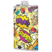 Flasques Pop Art Power Flask - Retro Comic Design (Gauche)
