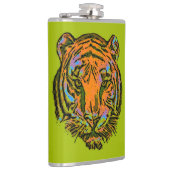 Flasques Pop Art TIGER HEAD + votre backgr. & idées (Droite)