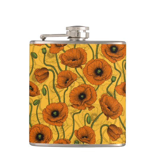 Flasques Poppies orange (Devant)