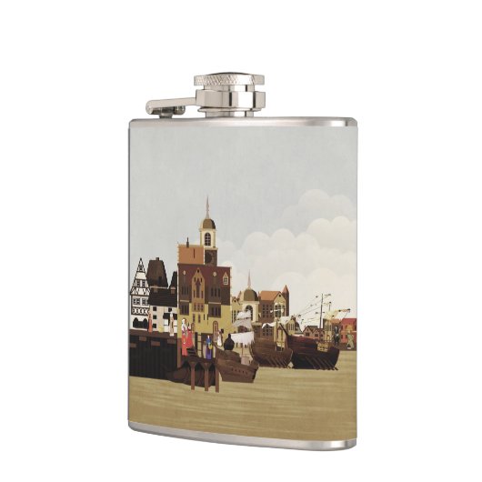 Flasques Port médiéval (Gauche)