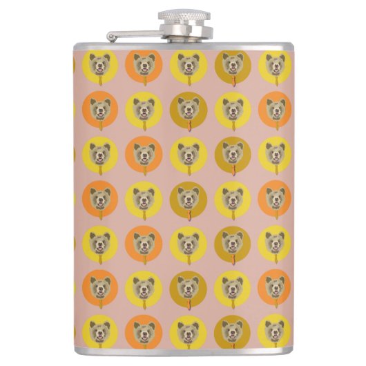 Flasques porter cravate motif (Devant)