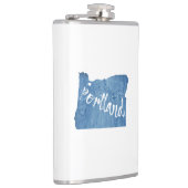 Flasques Portland, Oregon Wood Grain (Droite)