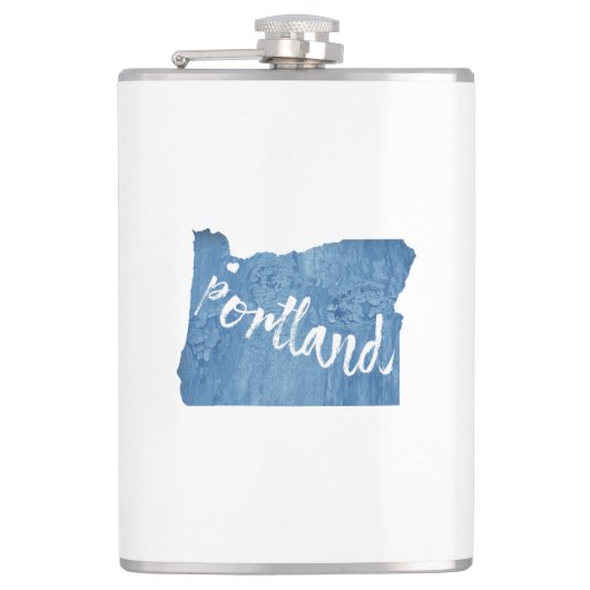 Flasques Portland, Oregon Wood Grain (Devant)