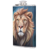 Flasques Portrait Art numérique Lion-56556 (Gauche)