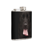 Flasques Portrait de chien noir (Droite)