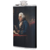 Flasques Portrait de pouce Benjamin Franklin à la Maison Bl (Gauche)