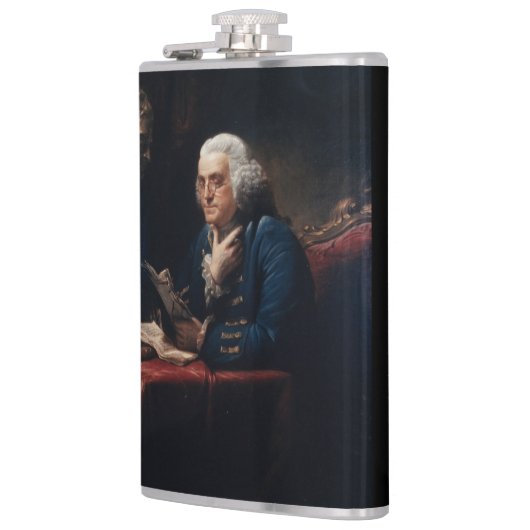 Flasques Portrait de pouce Benjamin Franklin à la Maison Bl (Gauche)