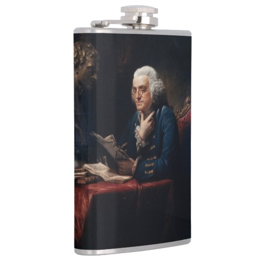 Flasques Portrait de pouce Benjamin Franklin à la Maison Bl (Droite)