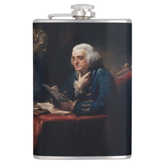 Flasques Portrait de pouce, Benjamin Franklin Père fondateu (Devant)