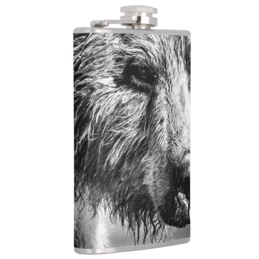 Flasques Portrait d'ours grizzli (Droite)