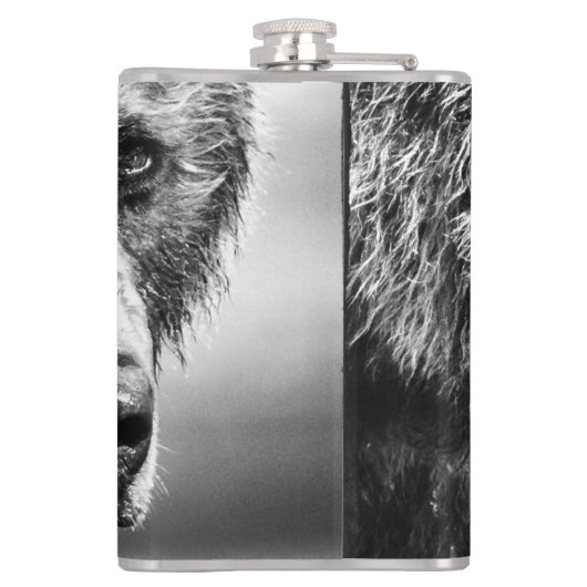 Flasques Portrait d'ours grizzli (Dos)