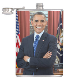 Flasques Portrait du Bureau Ovale, Obama Barack Président d