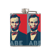 Flasques Portrait Lincoln Style Hope (Dos)