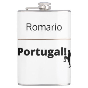 Flasques Portugal soccer, personnalisable