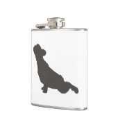 Flasques Pose de yoga de bouledogue français (Gauche)