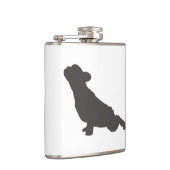 Flasques Pose de yoga de bouledogue français (Droite)