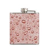 Flasques Poser des gouttelettes d'eau orange (Dos)