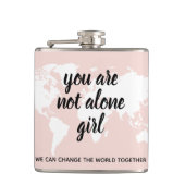 Flasques Positif Vous N'Êtes Pas Seul Citation Motivation F (Devant)