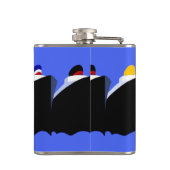 Flasques Poster Art Déco des paquebots de croisière vintage (Dos)