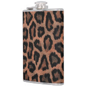 Flasques Poster de animal Brown de léopard noir (Gauche)