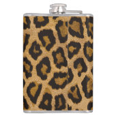 Flasques Poster de animal Brown jaune léopard noir (Dos)