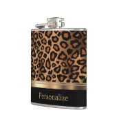 Flasques Poster de animal classique de Leopard (Gauche)