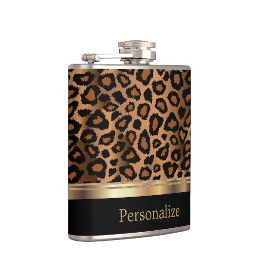 Flasques Poster de animal classique de Leopard (Droite)