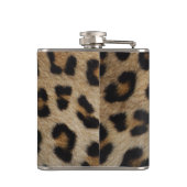 Flasques Poster de animal de fourrure de léopard élégant (Dos)