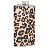 Flasques Poster de animal Léopard Brown orange (Droite)