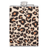 Flasques Poster de animal Léopard Brown orange (Dos)