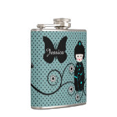 Flasques Pot Polka japonais personnalisé (Droite)