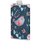 Flasques Poulets folkloriques : Aquarelle Motif sans coutur (Gauche)