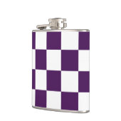 Flasques Pourpre et blanc Checkered (Gauche)