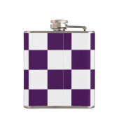 Flasques Pourpre et blanc Checkered (Dos)