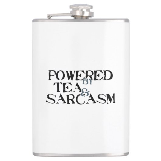 Flasques Powered by Tea & Sarcasm (Devant)