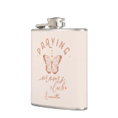 Flasques Praying Moms Club : Butterfly Boho Design Vintage (Gauche)