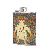 Flasques Pré Raphaelite Wm. MONOGRAMME PERSONNALISABLE Morr (Gauche)