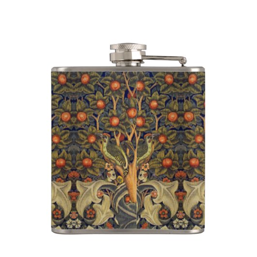 Flasques Pré Raphaelite Wm. MONOGRAMME PERSONNALISABLE Morr (Dos)