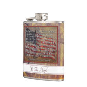 Flasques Préambule de la Constitution américaine sur les Ar (Gauche)