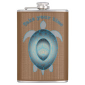 Flasques Prenez votre temps Turtle motivation citation (Devant)