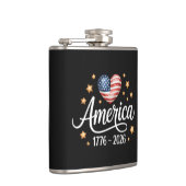 Flasques Pretty Flag Heart 1776-2026 July 4th 250th (Droite)