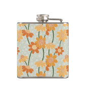 Flasques Pretty retro muted 1970 s flowers (Dos)