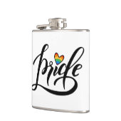 Flasques Pride Script Heart (Gauche)