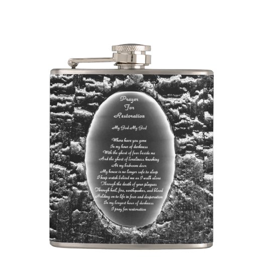 Flasques Prière Pour La Restauration (Devant)