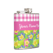 Flasques Primroses Hip Flask to Personalize : En vichy rose (Droite)