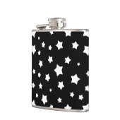 Flasques Profil sous convention astérisque noir et blanc (Gauche)