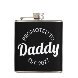 Flasques Promu Papa 2027 Futur Papa Cadeau Baby Shower Je