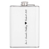 Flasques Proposition Groomsman Best Man Oncle Sam Je veux q (Dos)