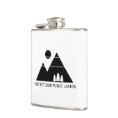 Flasques Protéger nos terres publiques Montagne (Gauche)