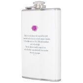 Flasques PSALM 1:1-3 avec Fleur violette (Gauche)